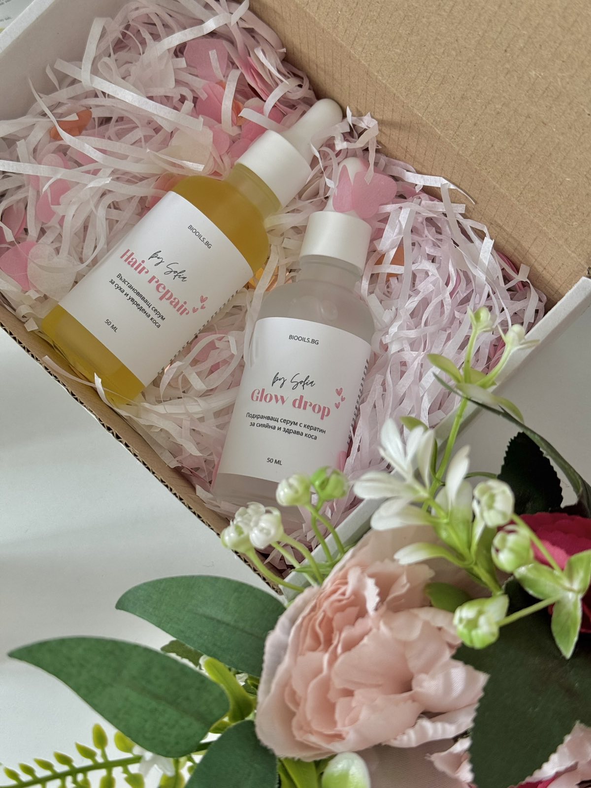 Двойна доза възстановяване - Hair repair & Glow drop